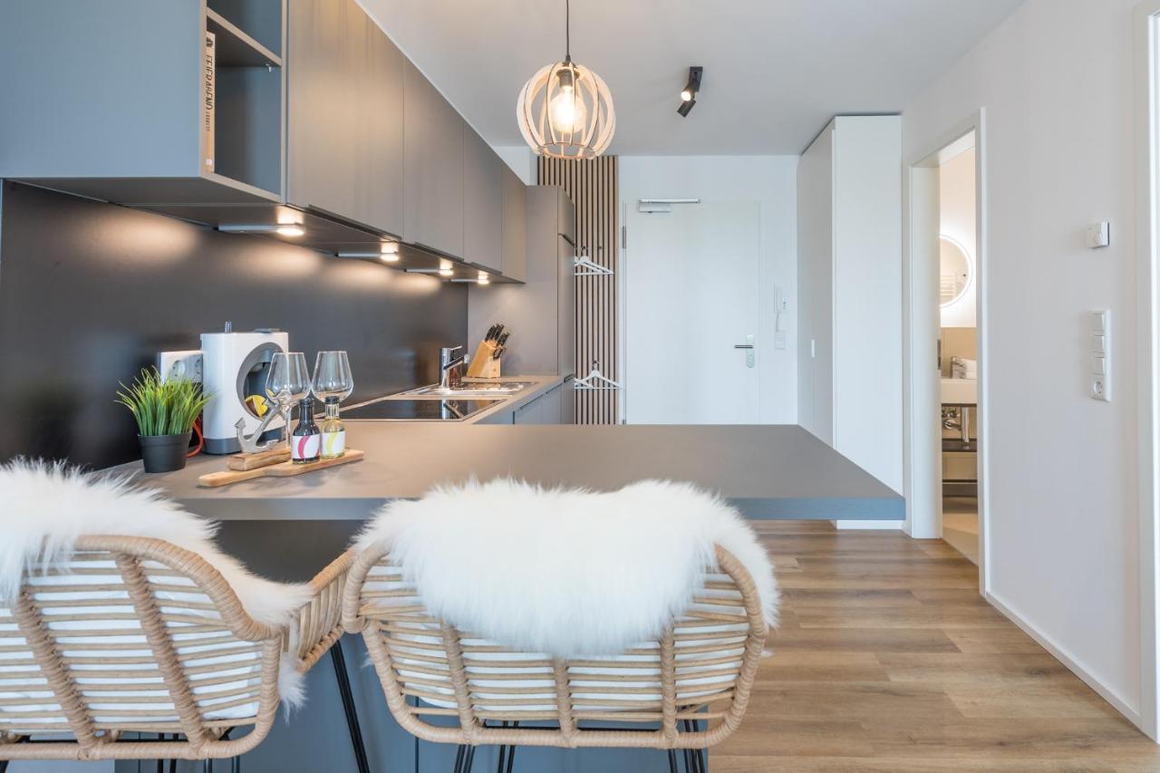 Apartment N14 Direkt Am Nordseedeich Mit Blick Auf Den See Nordstrand Extérieur photo