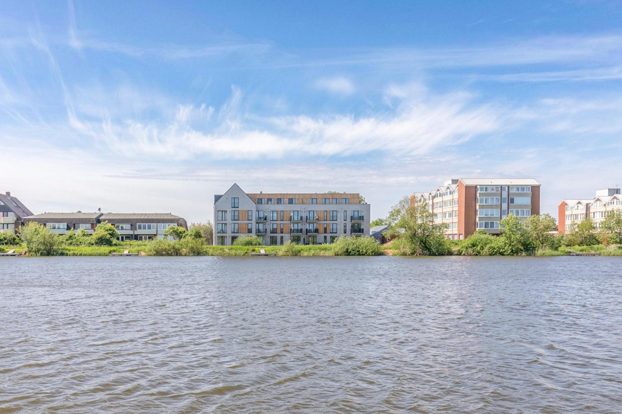 Apartment N14 Direkt Am Nordseedeich Mit Blick Auf Den See Nordstrand Extérieur photo